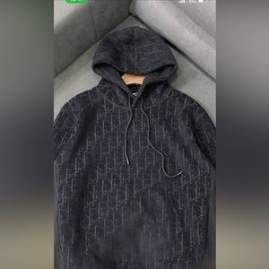 DIOR OBLIQUE HOODED SWEATSHIRT